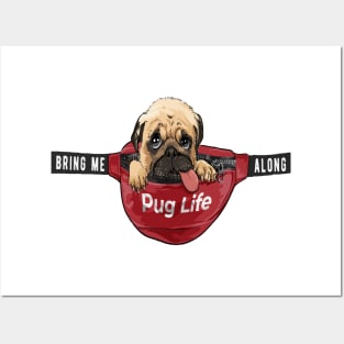 Pug life matter Posters and Art